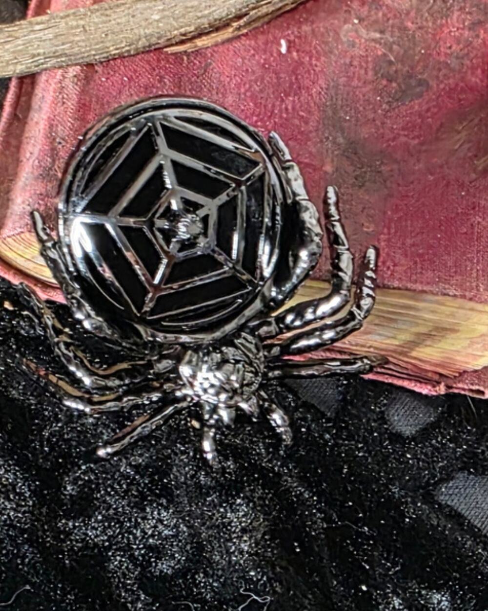 Gunmetal Spider Incense Burner – Dark Gothic Censer